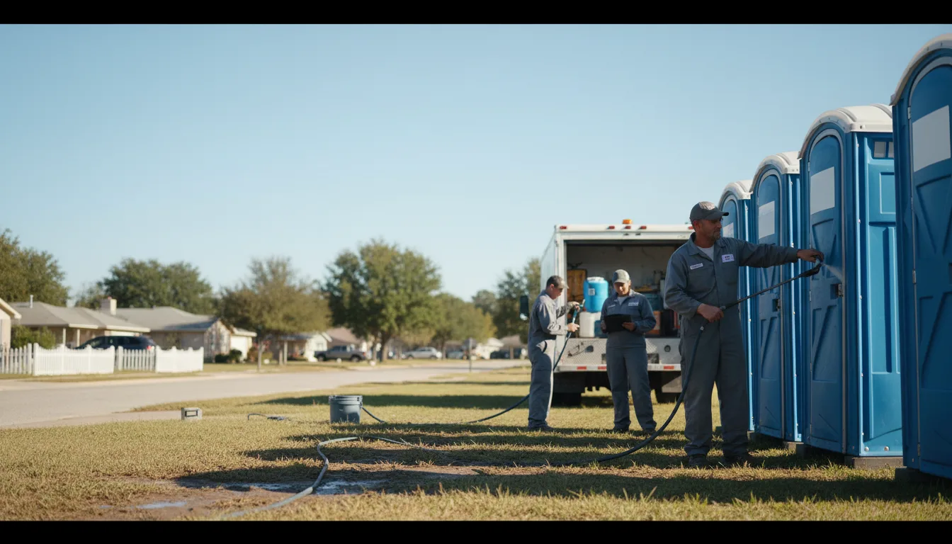 Long-Term Portable Toilet Rental in Kaufman, TX near me